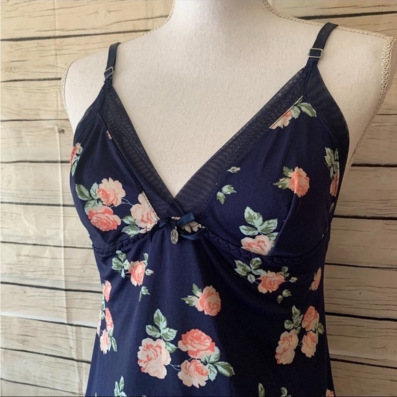 Jessica Simpson Floral And Lace Lingerie Slip Chemise Small - Picture 6 of 8